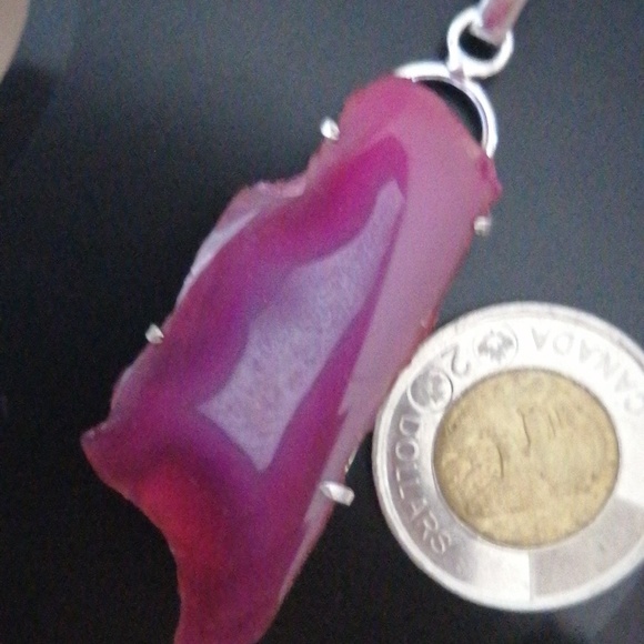 An Agate Geode Slice Symbolizes Inner Strength, Emotional Stability And Courage - Picture 5 of 7